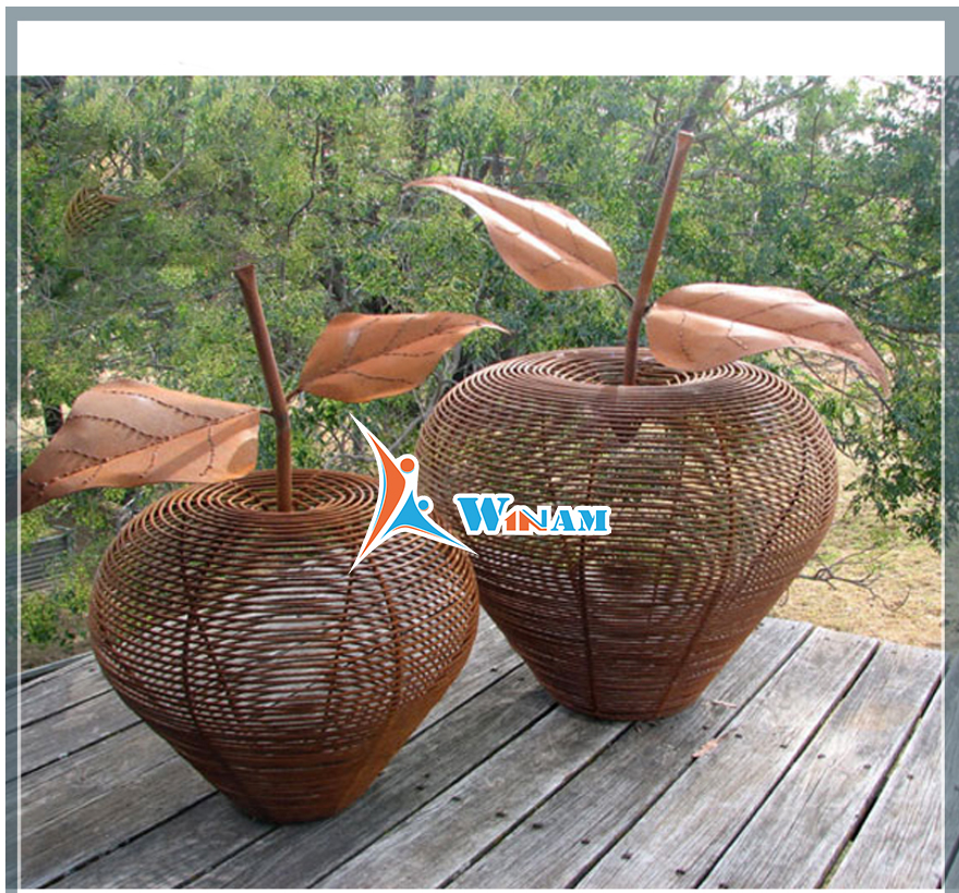 Large indoor garden corten steel sculpture for sale