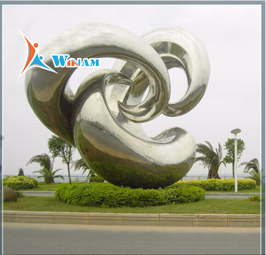 Modern Outdoor Art Decoration Stainless Steel Sculpture