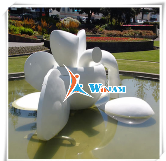 Garden Decoration Design Fountain Stainless Steel Sculpture